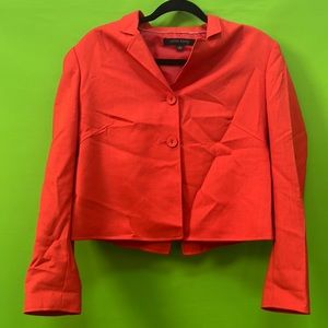 Coral Anne Klein Blazer & Skirt Set